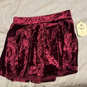 Velvet skirt
